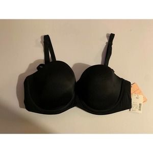 CATHERINES SERENADA Women’s Black Underwire Convertible Strapless Bra 40C NWT